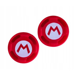 Gumki Nakładki na analog NINTENDO Switch - MARIO znaczek - 2x